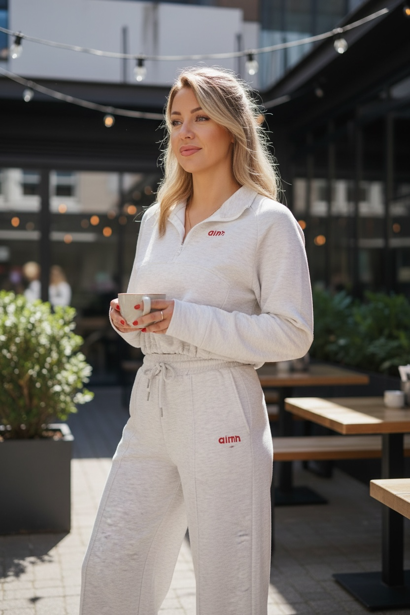 SWEAT-SHIRT CROP — ORIGINAL LIFE 1984