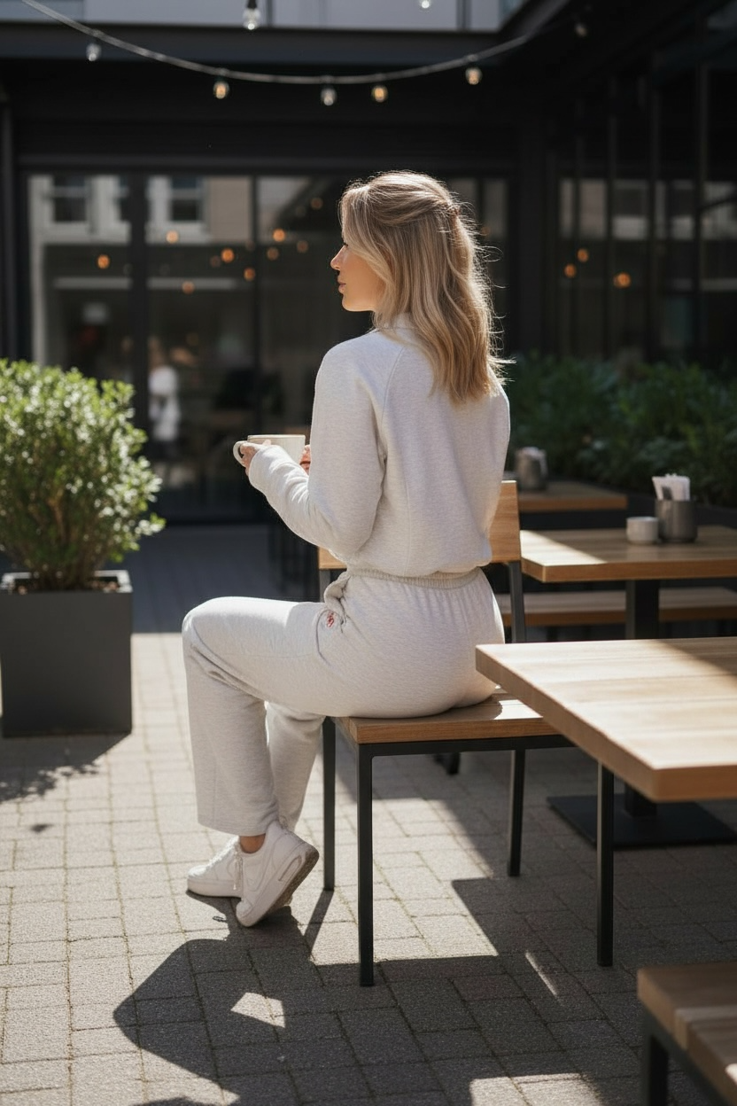 SWEAT-SHIRT CROP — ORIGINAL LIFE 1984