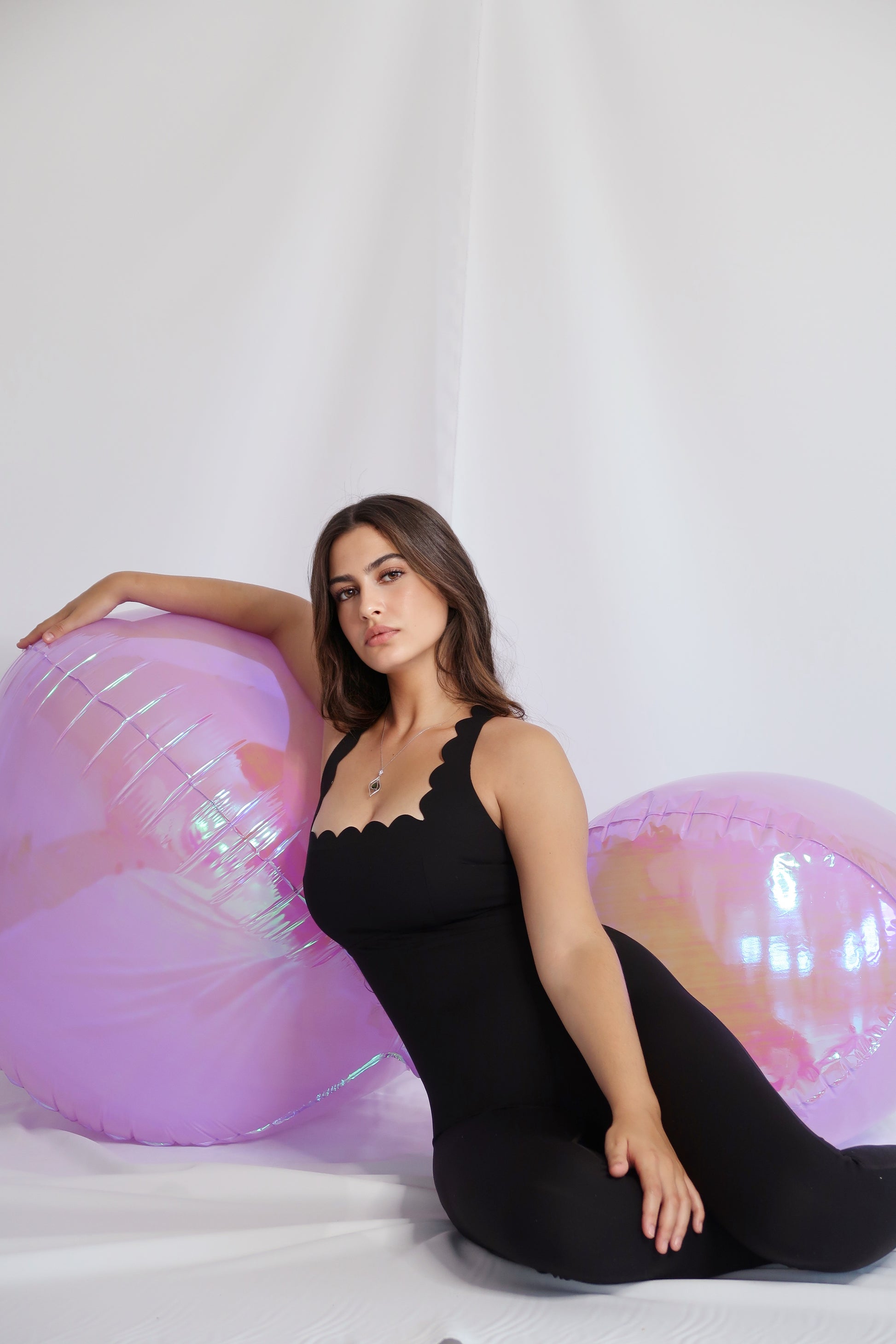 COMBINAISON DE YOGA FESTONNÉE — MILANO